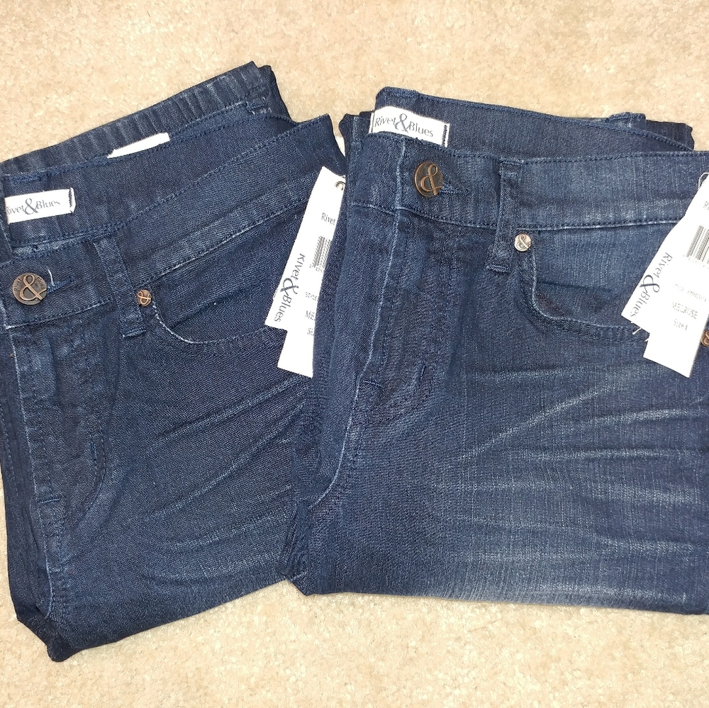 Women's Rivet & Blues Jeans (2 Pair)